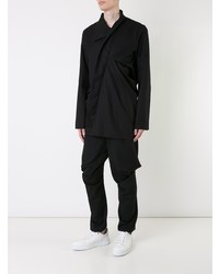 Chemise à manches longues noire Moohong