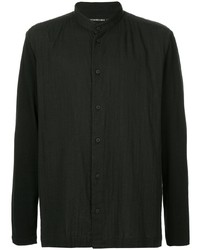 Chemise à manches longues noire Issey Miyake Men