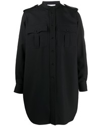 Chemise à manches longues noire Jil Sander