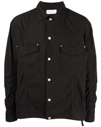 Chemise à manches longues noire John Elliott