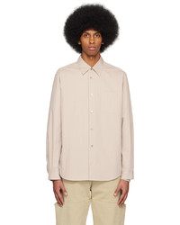 Chemise à manches longues noire John Elliott