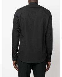 Chemise à manches longues noire Alexander McQueen