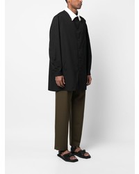 Chemise à manches longues noire Yohji Yamamoto