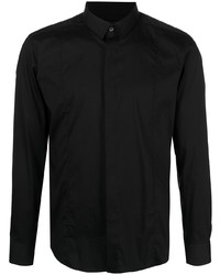 Chemise à manches longues noire Les Hommes