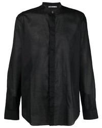 Chemise à manches longues noire Les Hommes