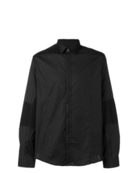 Chemise à manches longues noire Les Hommes