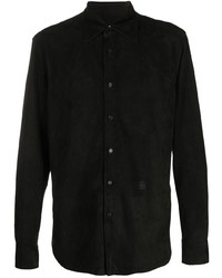 Chemise à manches longues noire Loewe