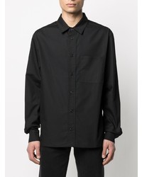 Chemise à manches longues noire Ih Nom Uh Nit