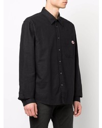 Chemise à manches longues noire Diesel