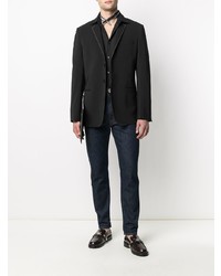 Chemise à manches longues noire DSQUARED2