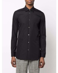 Chemise à manches longues noire Alexander McQueen