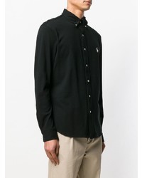 Chemise à manches longues noire Polo Ralph Lauren