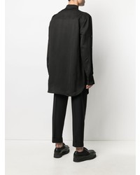 Chemise à manches longues noire Jil Sander