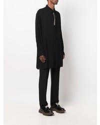 Chemise à manches longues noire Yohji Yamamoto