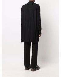 Chemise à manches longues noire Yohji Yamamoto