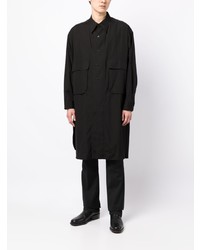 Chemise à manches longues noire Yohji Yamamoto