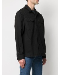 Chemise à manches longues noire Acne Studios