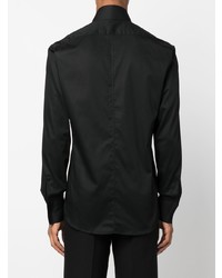 Chemise à manches longues noire Karl Lagerfeld
