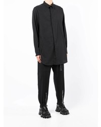 Chemise à manches longues noire Julius