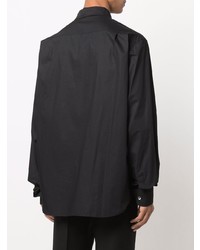 Chemise à manches longues noire Ann Demeulemeester