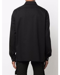 Chemise à manches longues noire Rick Owens