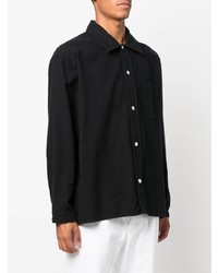 Chemise à manches longues noire mfpen