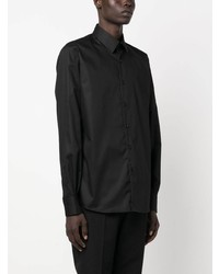 Chemise à manches longues noire Karl Lagerfeld