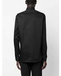 Chemise à manches longues noire Karl Lagerfeld