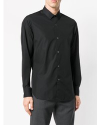 Chemise à manches longues noire Ann Demeulemeester