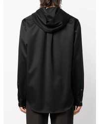 Chemise à manches longues noire Marni