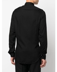 Chemise à manches longues noire Etro