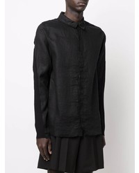 Chemise à manches longues noire Thom Krom