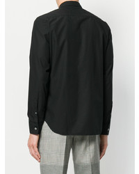 Chemise à manches longues noire Maison Margiela