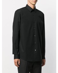 Chemise à manches longues noire BOSS HUGO BOSS