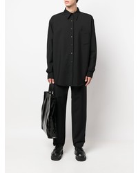 Chemise à manches longues noire Acne Studios