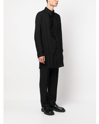 Chemise à manches longues noire Yohji Yamamoto