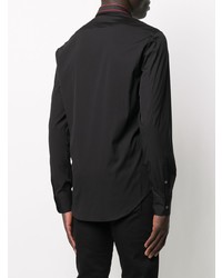 Chemise à manches longues noire Alexander McQueen