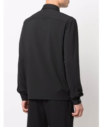 Chemise à manches longues noire Z Zegna