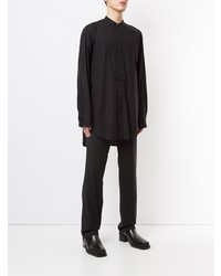 Chemise à manches longues noire Ann Demeulemeester