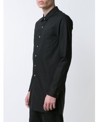 Chemise à manches longues noire Damir Doma