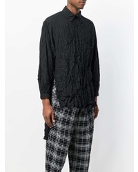 Chemise à manches longues noire Yohji Yamamoto