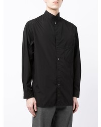 Chemise à manches longues noire Yohji Yamamoto