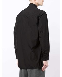 Chemise à manches longues noire Yohji Yamamoto