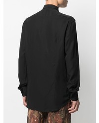 Chemise à manches longues noire Etro