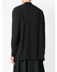 Chemise à manches longues noire Yohji Yamamoto