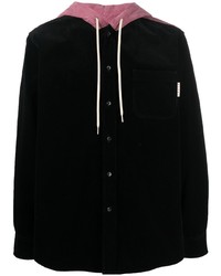 Chemise à manches longues noire Marni