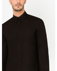 Chemise à manches longues noire Dolce & Gabbana