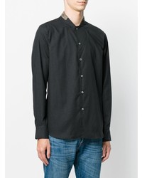 Chemise à manches longues noire Etro