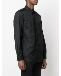 Chemise à manches longues noire Diesel