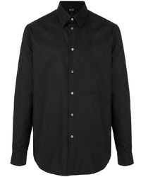 Chemise à manches longues noire N°21